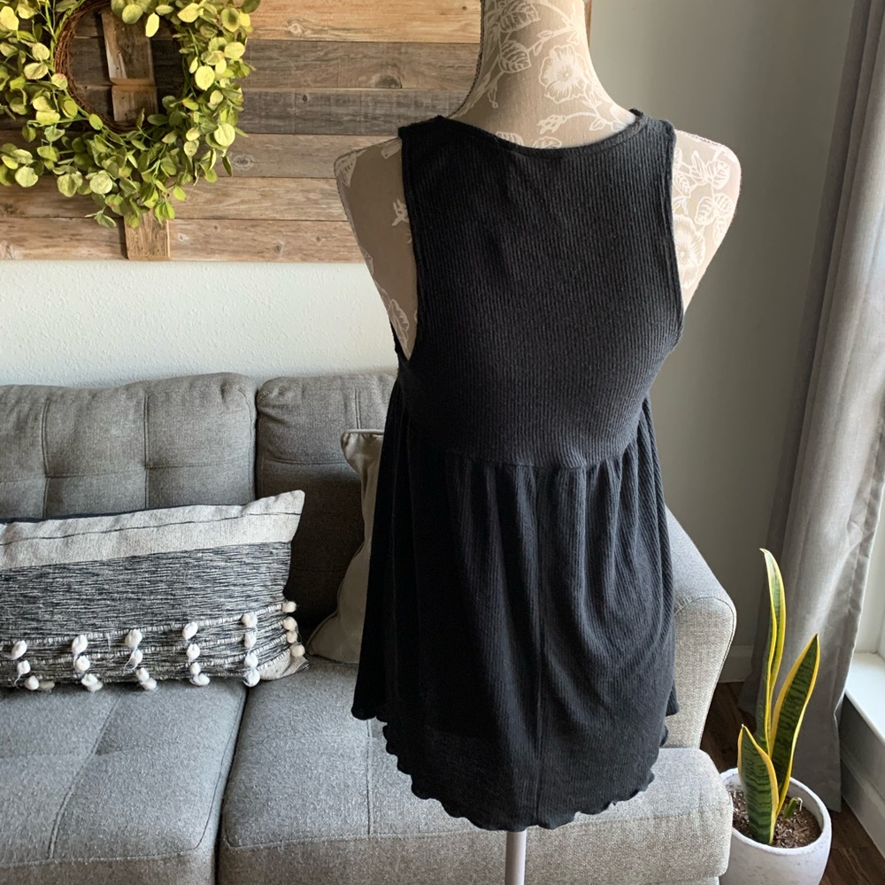 NWT UO Out From Under Rosie Swing Tank - Black - Picture 5 of 11